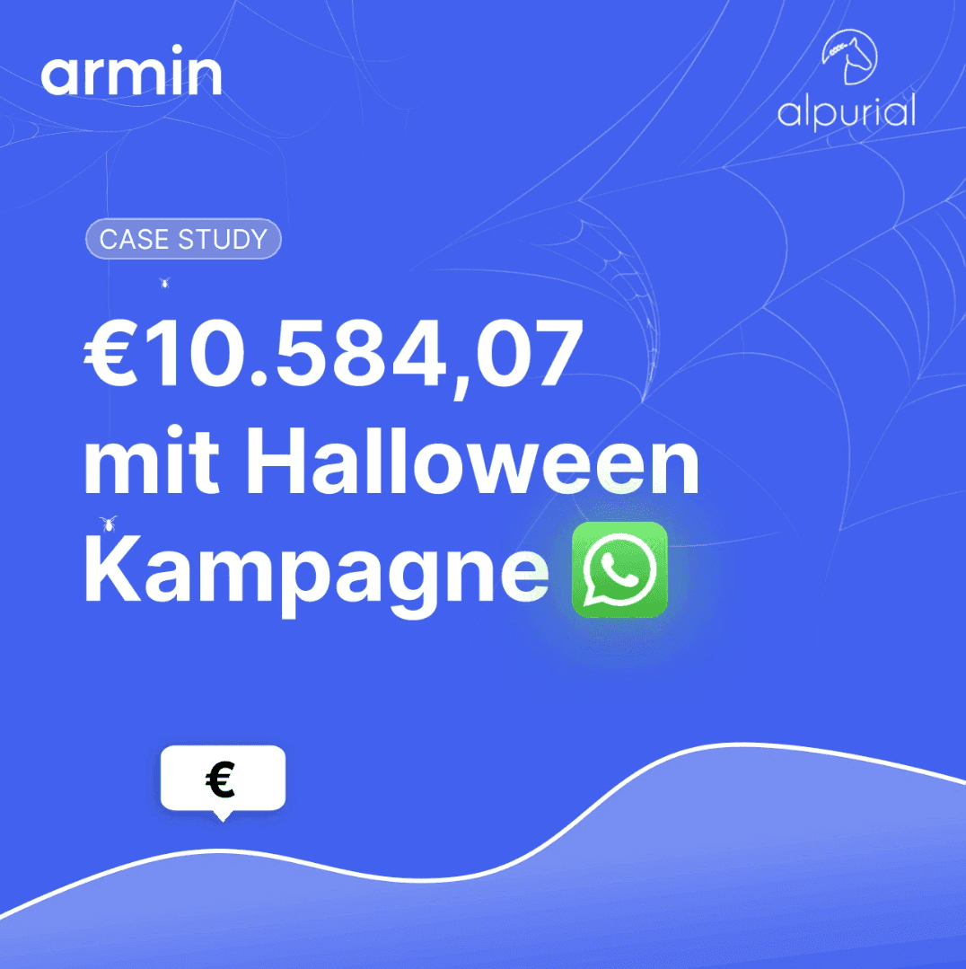 Alpurial verschickt eine Halloween Kampagne für 10% Rabatt auf ihr Zusatzfutter