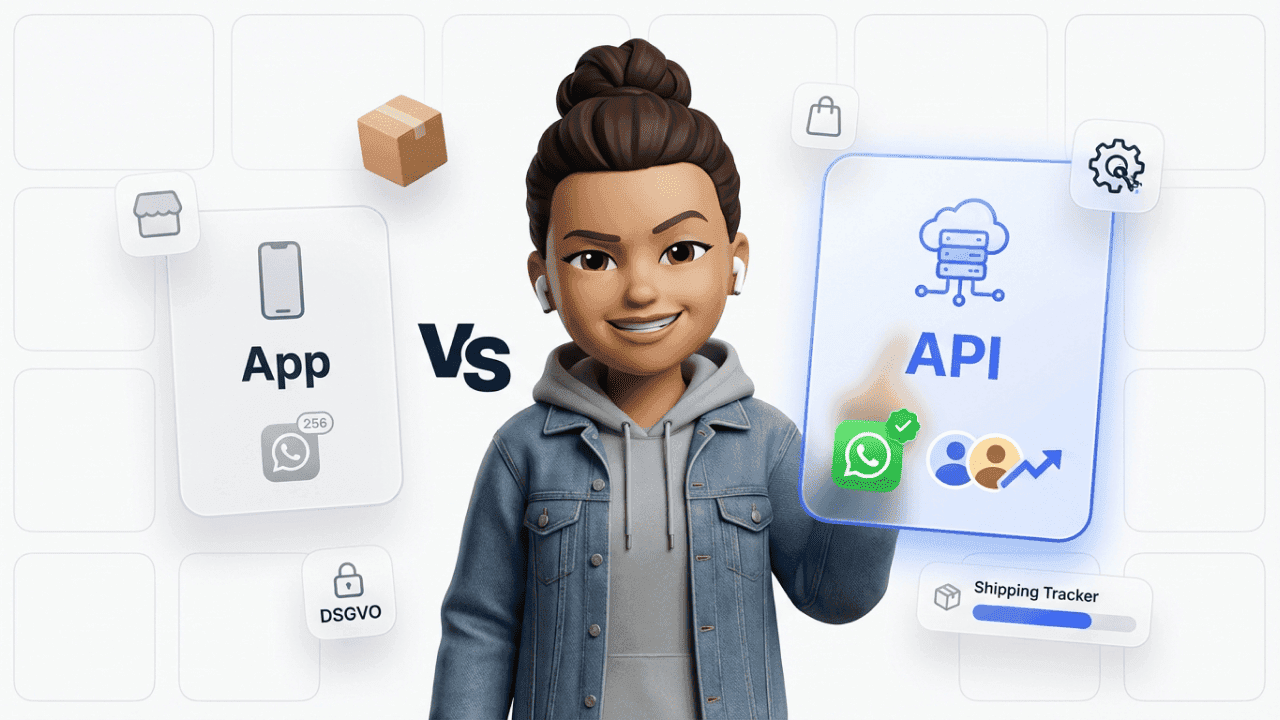 WhatsApp Business API vs App: Der direkte Vergleich für Unternehmen