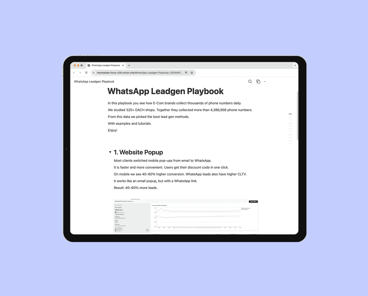 WhatsApp Leadgen Playbook