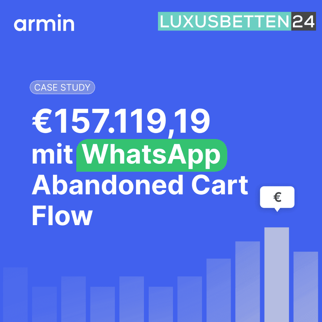 Wie Luxusbetten24 mit einem WhatsApp Abandoned Checkout Flow über €157.000 generierte
