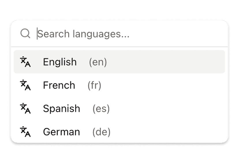 Multi-Brand & Multi-Language